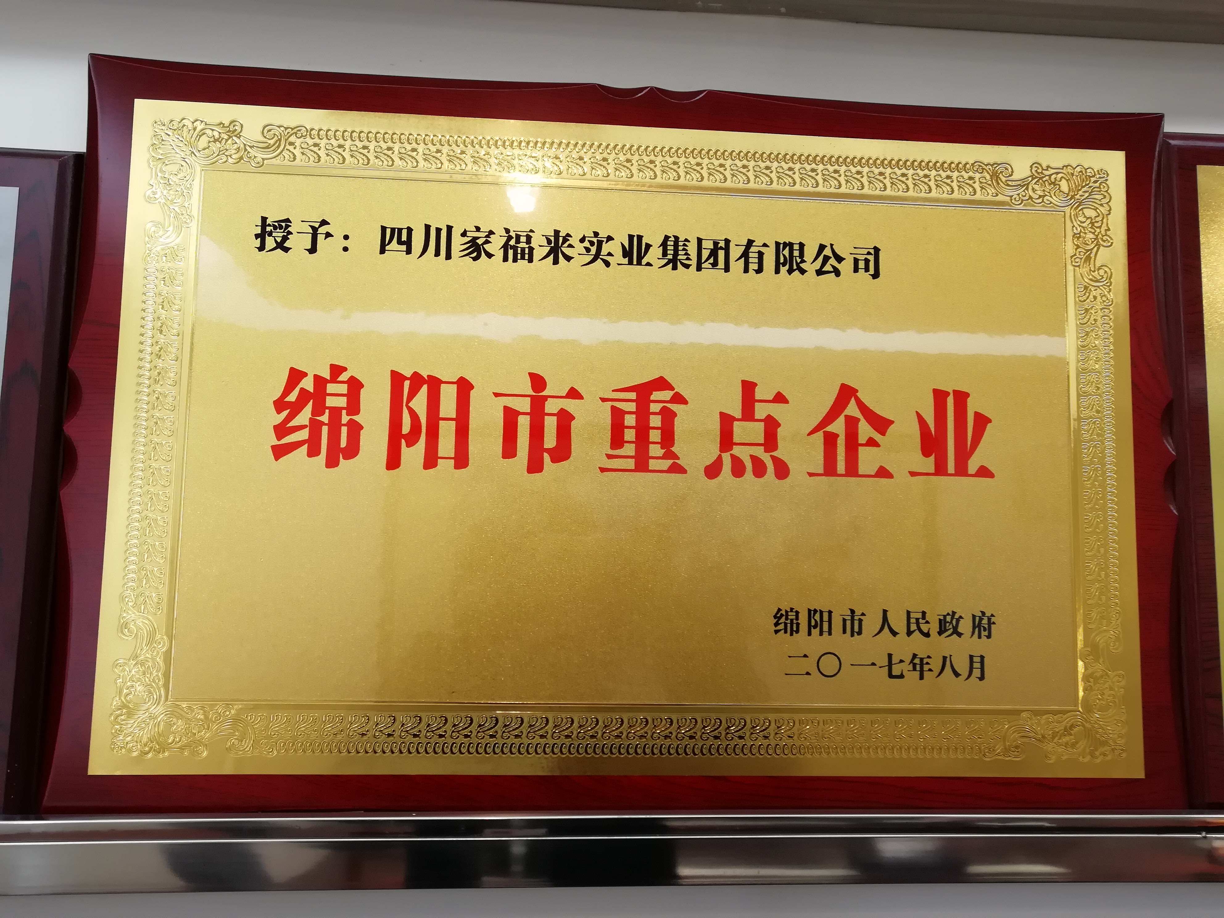 绵阳市重点企业-家福来